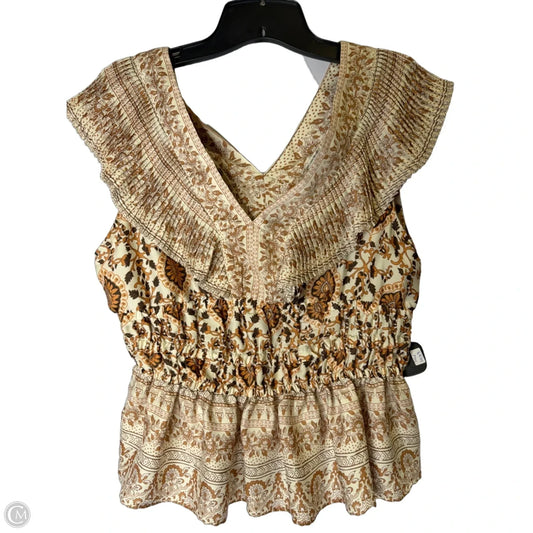 Top Sleeveless By Rachel Zoe In Orange, Size: M