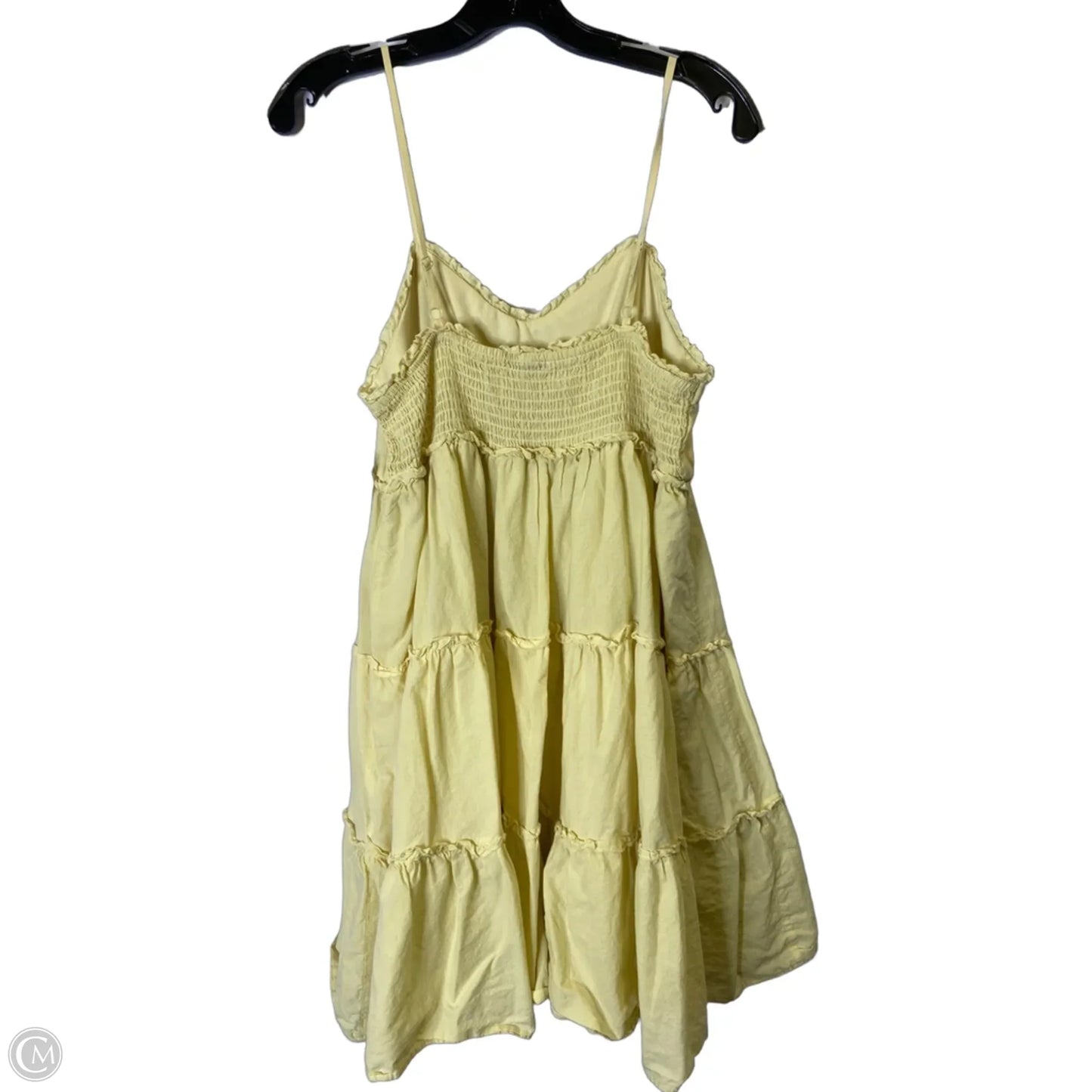 Dress Casual Short By Clothes Mentor In Yellow, Size: Xl