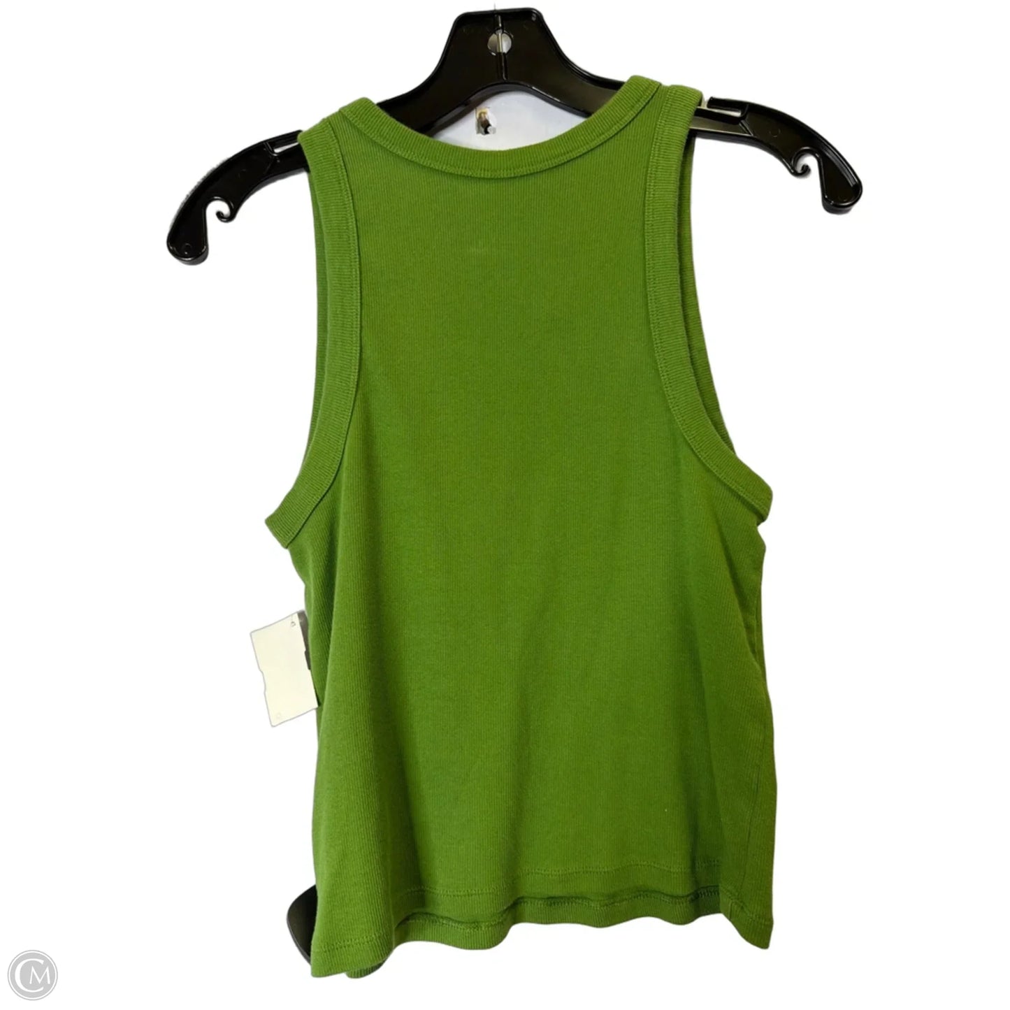 Top Sleeveless Basic By A New Day In Green, Size: L
