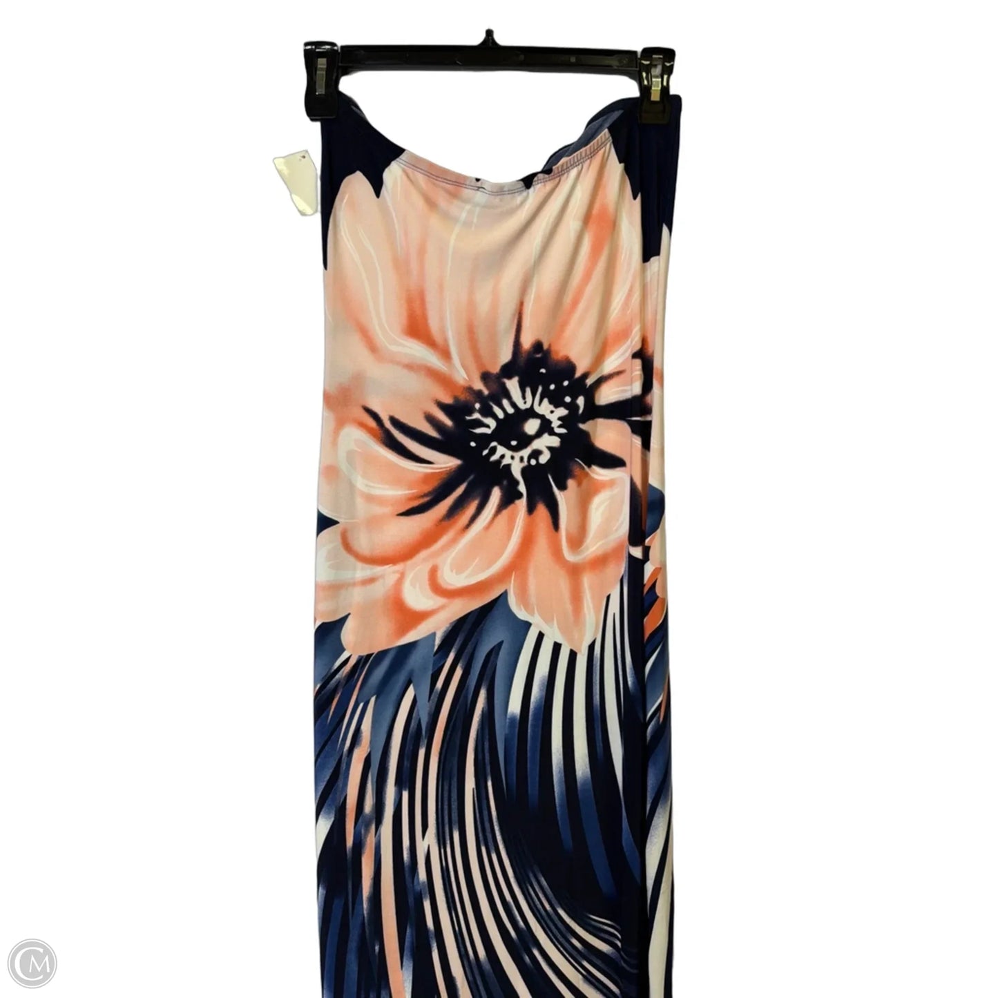 Dress Casual Maxi By Fashion Nova In Blue & Pink, Size: L