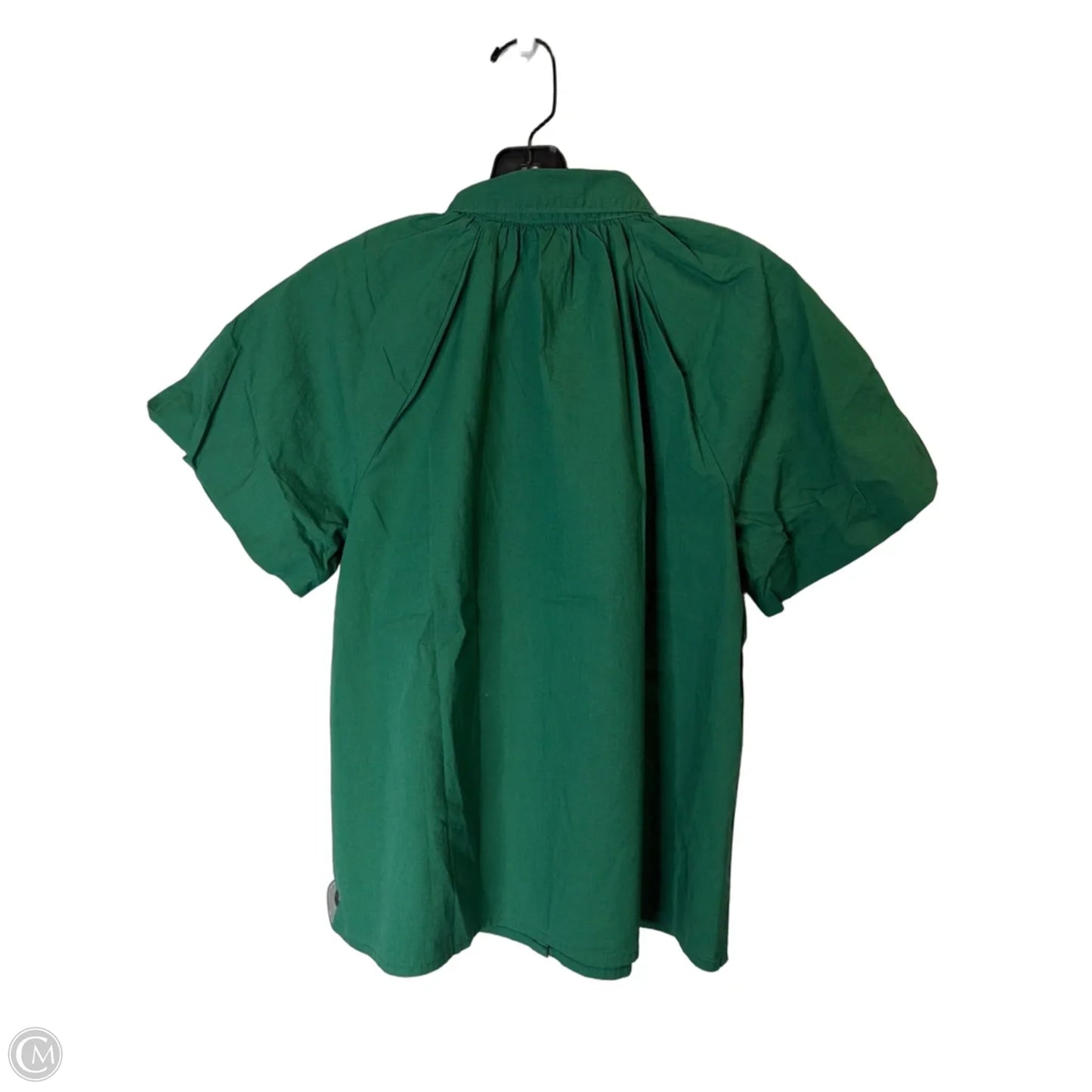 Top Short Sleeve By Loft In Green, Size: Xs