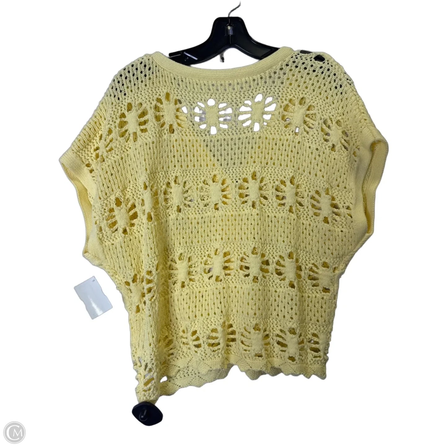Cardigan By Clothes Mentor In Yellow, Size: S