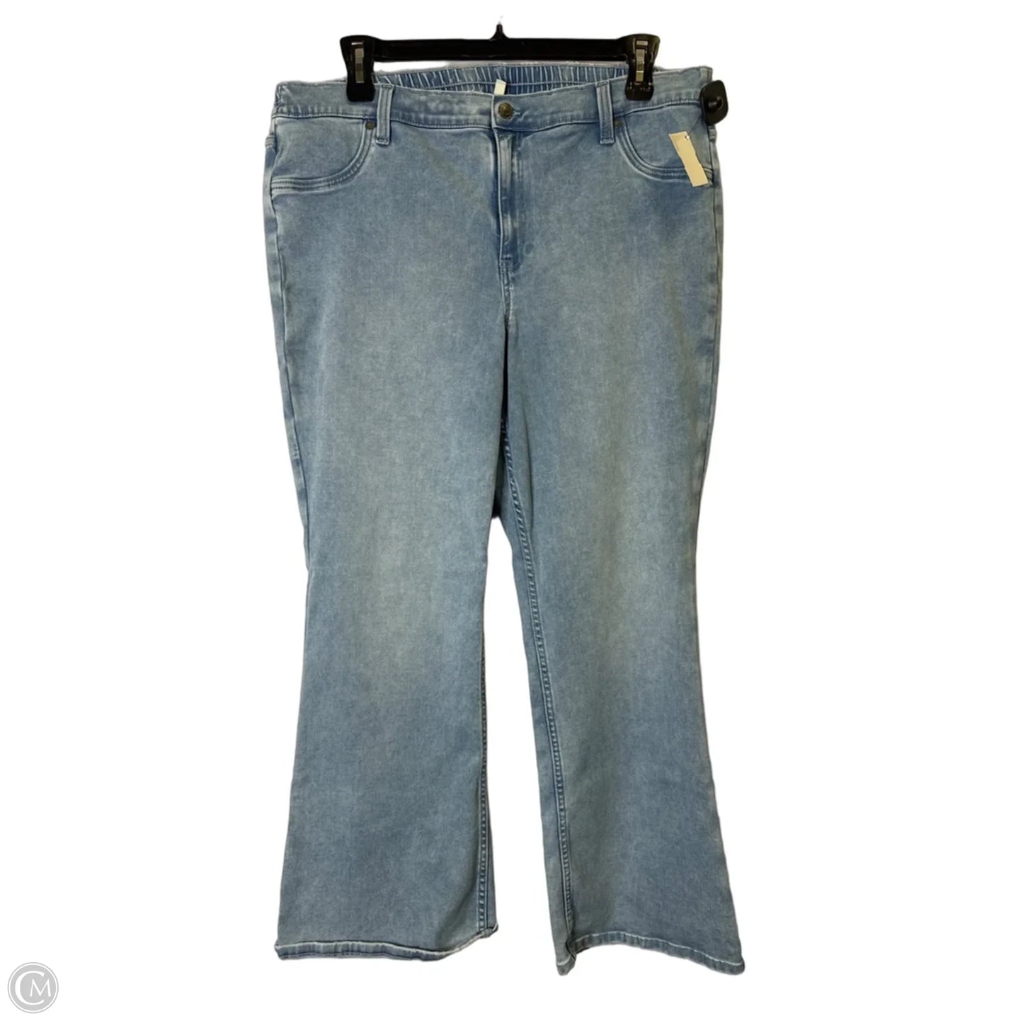 Jeans Flared By Aerie In Blue Denim, Size: Xxl
