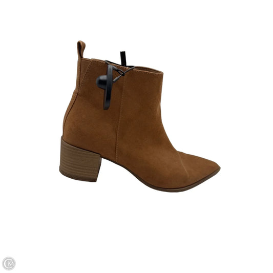 Boots Ankle Heels By Universal Thread In Tan, Size: 8.5