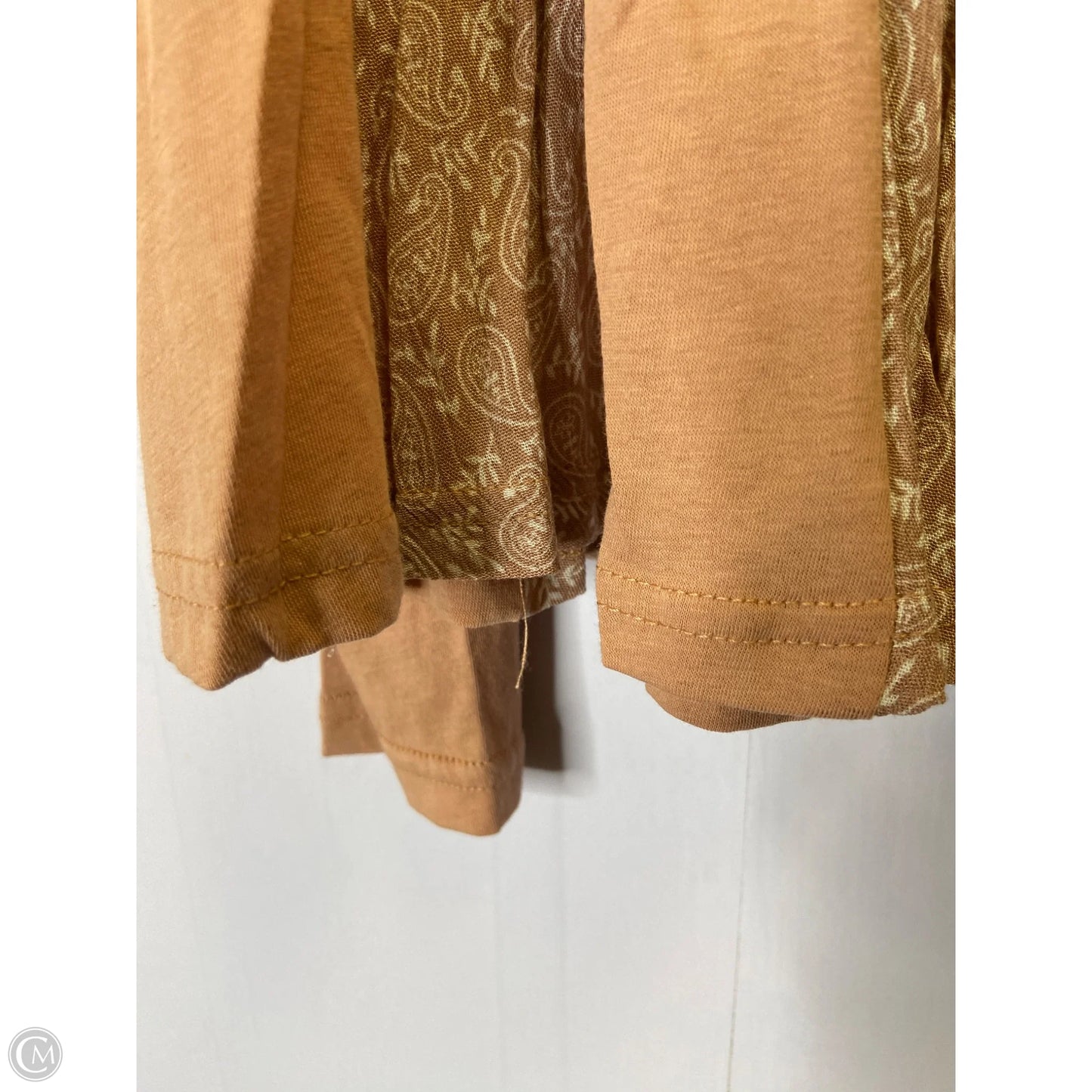 Top Long Sleeve By Easel In Pink, Size: M