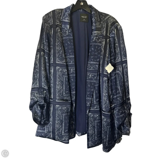 Blazer By Simply Vera In Blue, Size: Xxl