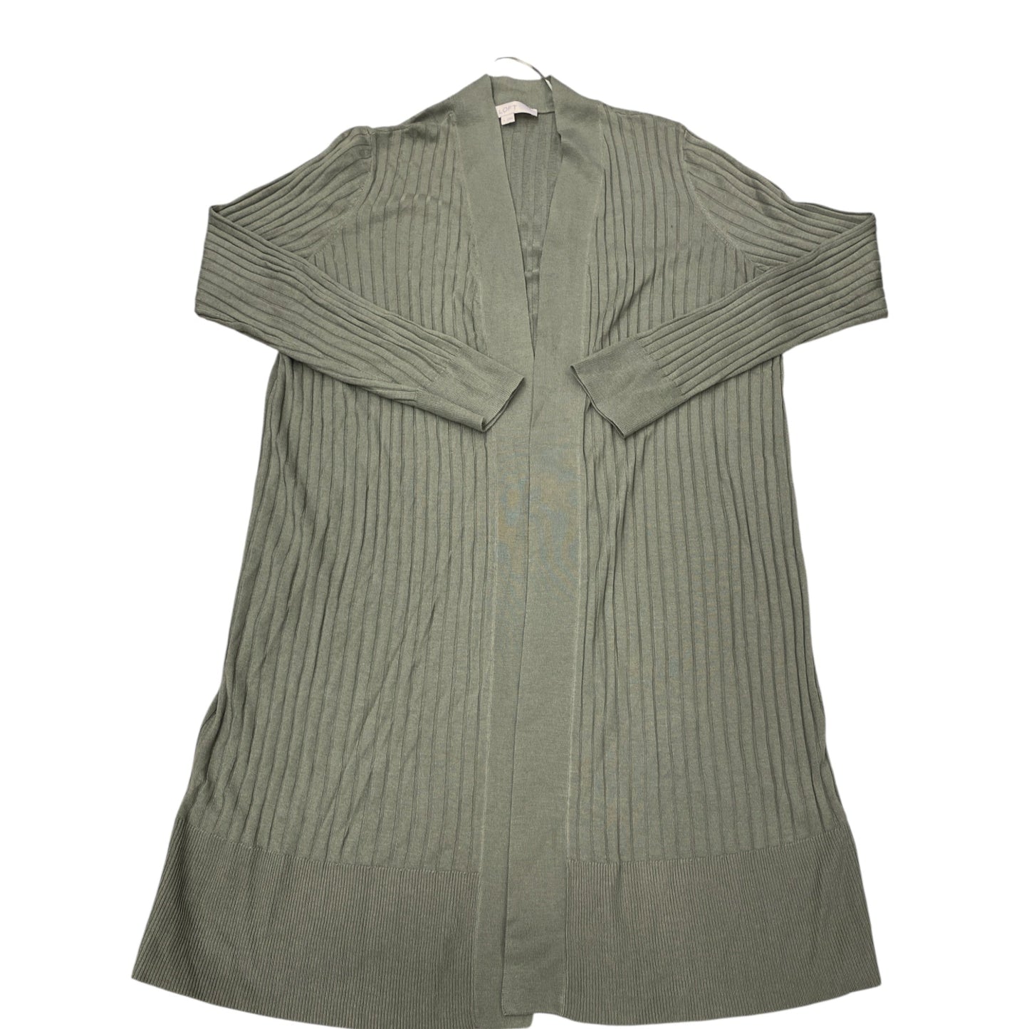 Sweater Cardigan By Loft In Green, Size:L