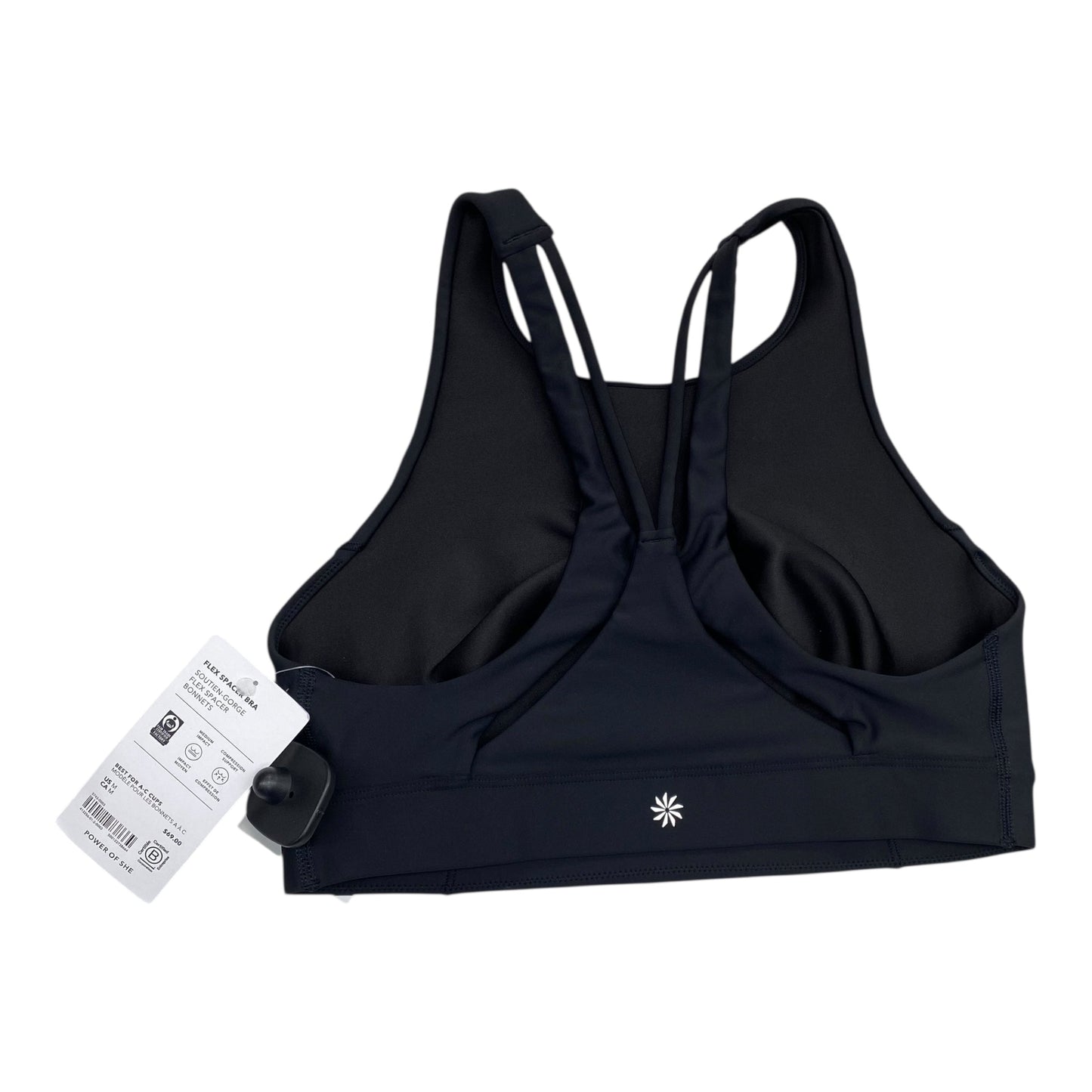 Athletic Bra By Athleta In Black, Size:M