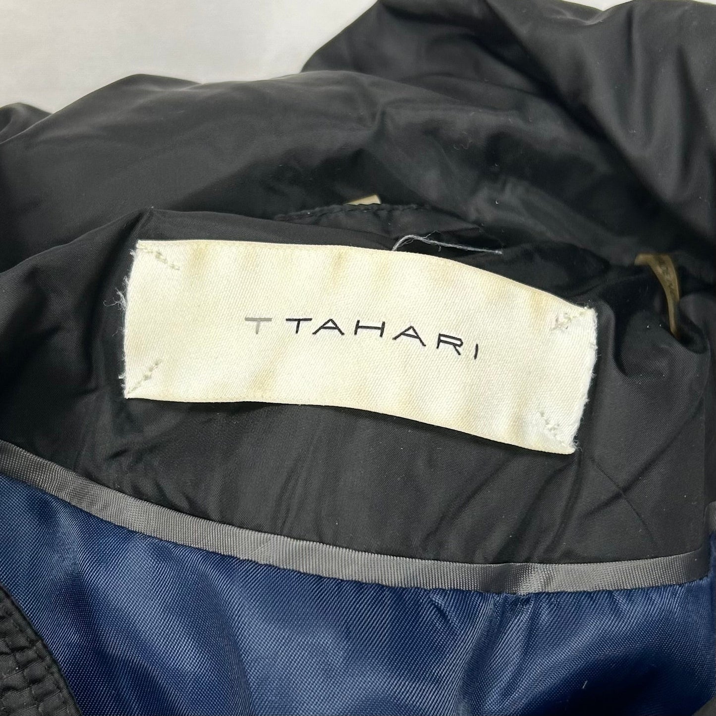 Coat Parka By T Tahari In Black, Size: Xs