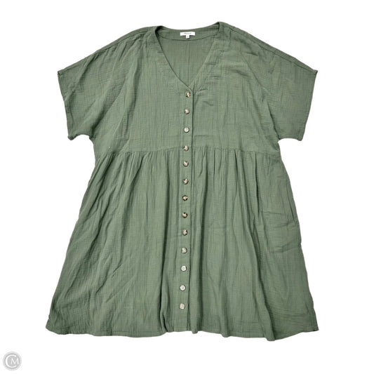 Dress Casual Midi By Madewell In Green, Size: 3x