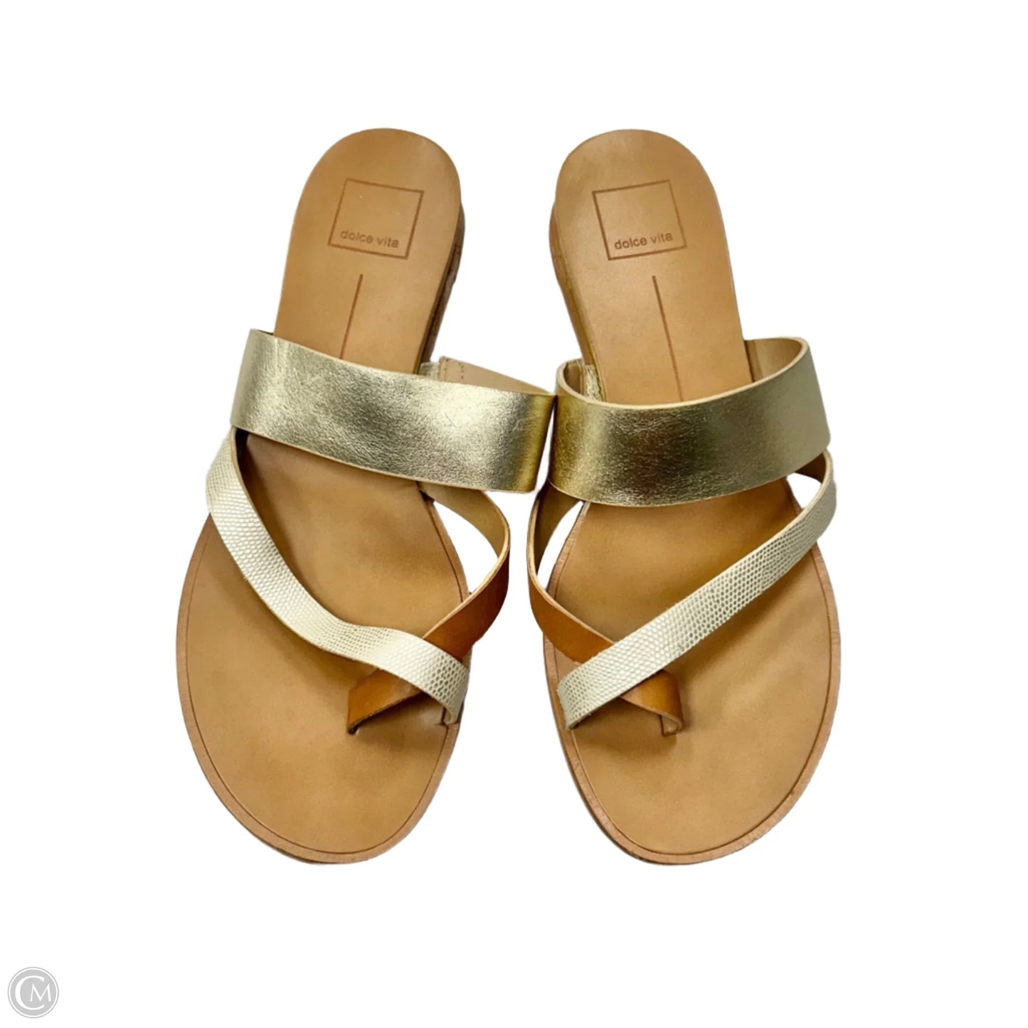 Sandals Flats By Dolce Vita In Gold, Size: 10