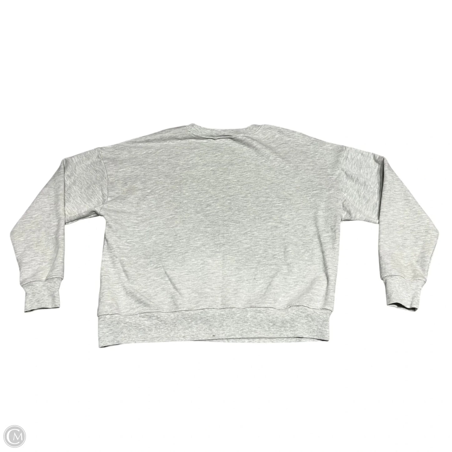 Sweatshirt Crewneck By Maeve In Grey, Size: M