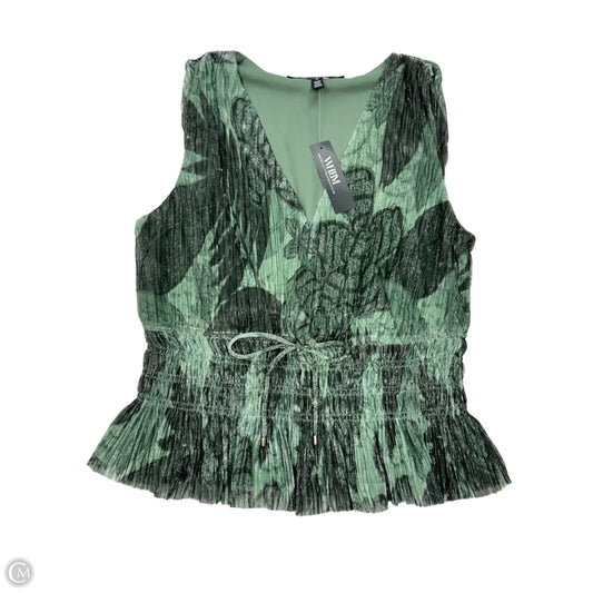 Top Sleeveless By White House Black Market In Green, Size: M