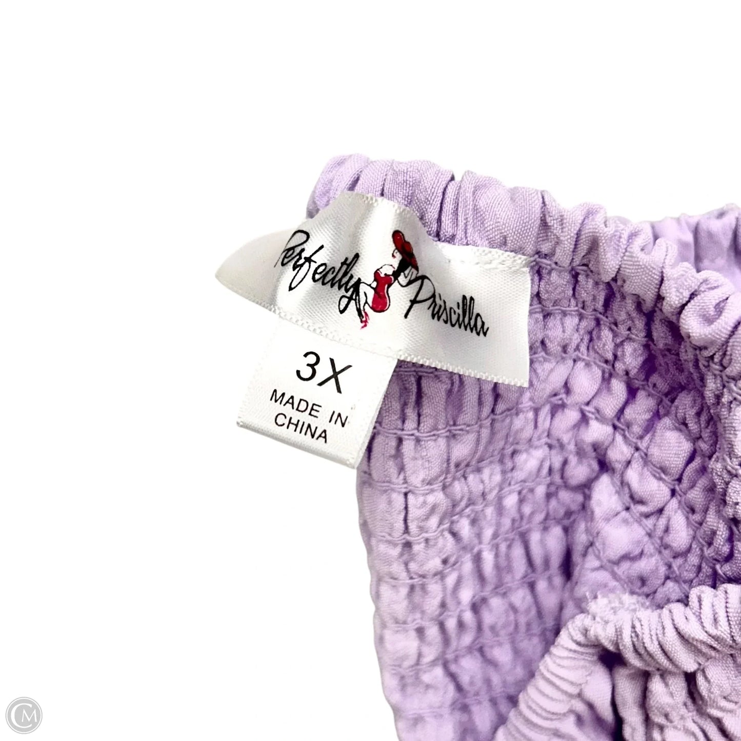 Dress Party Short By Clothes Mentor In Purple, Size: 3x