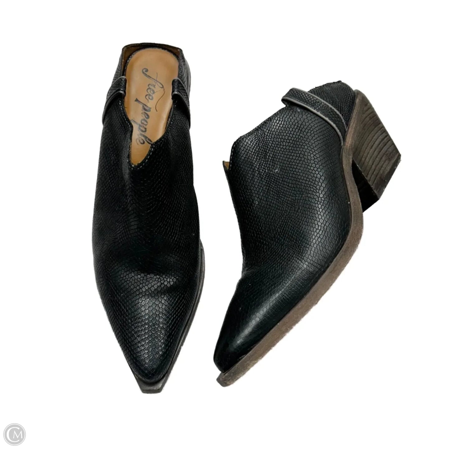 Boots Ankle Heels By Free People In Black, Size: 9.5