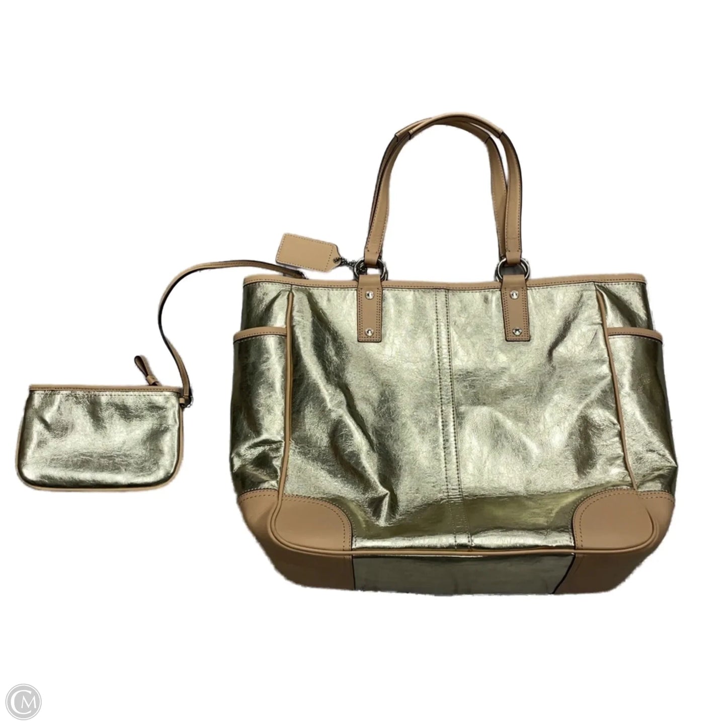Handbag Designer By Coach, Size: Large