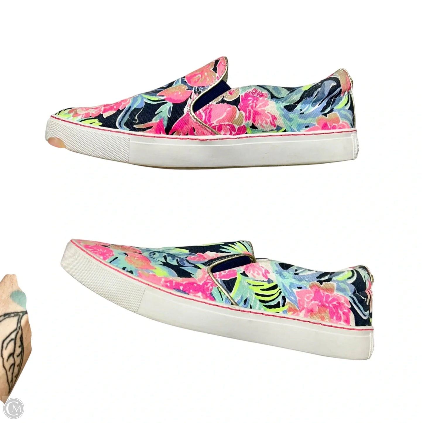 Shoes Designer By Lilly Pulitzer In Multi-colored, Size: 9