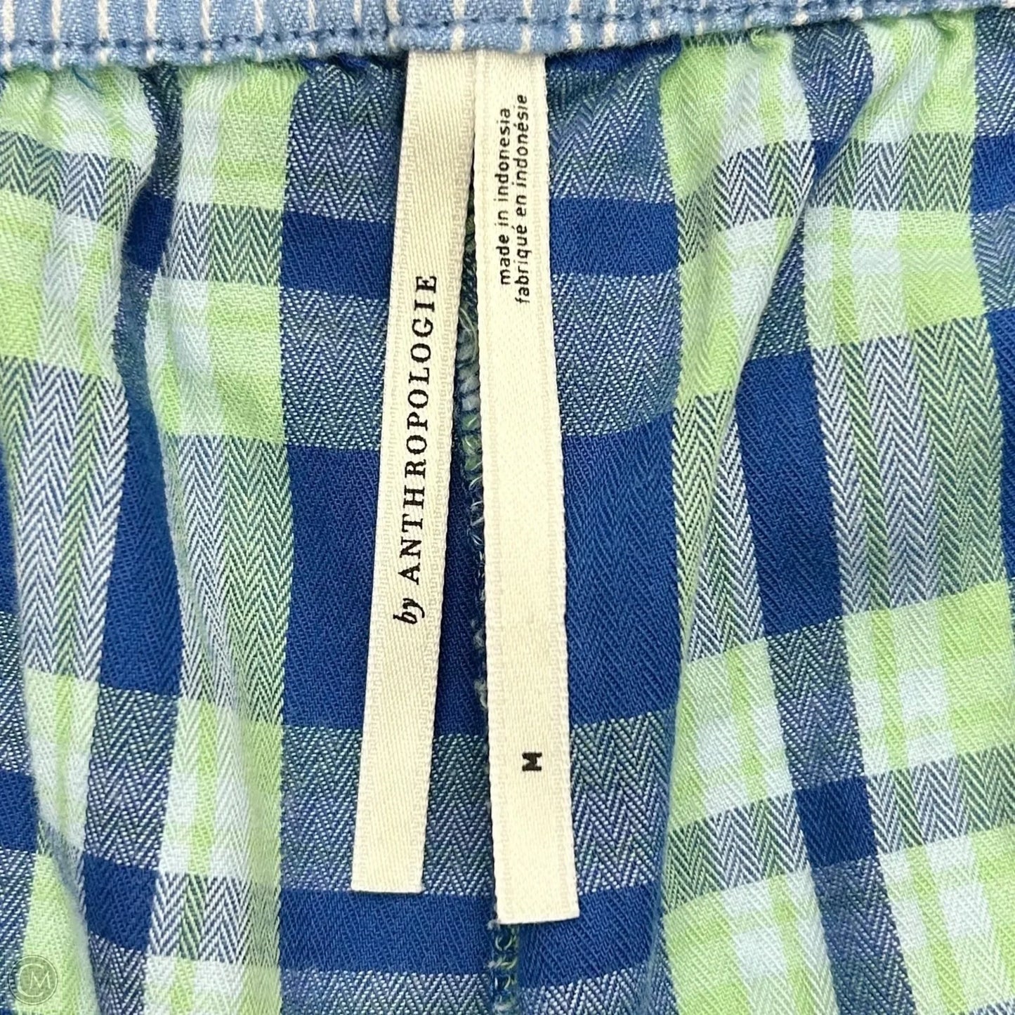 Shorts By Anthropologie In Blue & Green, Size: M