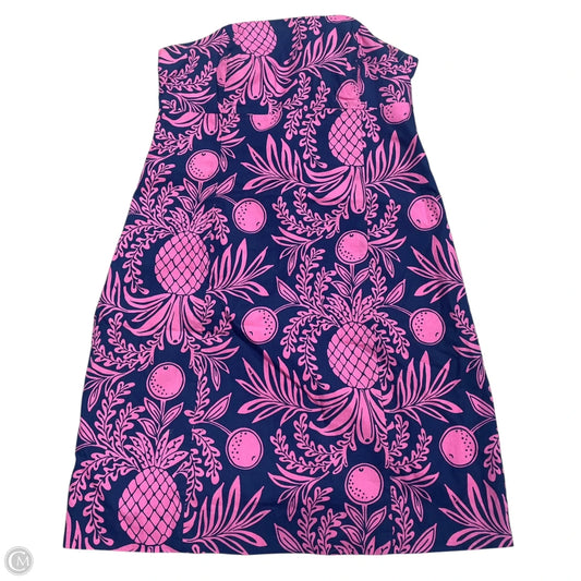 Dress Designer By Lilly Pulitzer In Blue & Pink, Size: 4