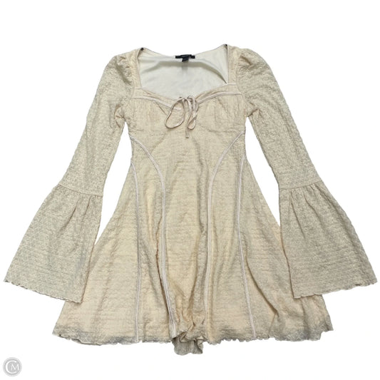Dress Party Short By Forever 21 In Ivory, Size: M