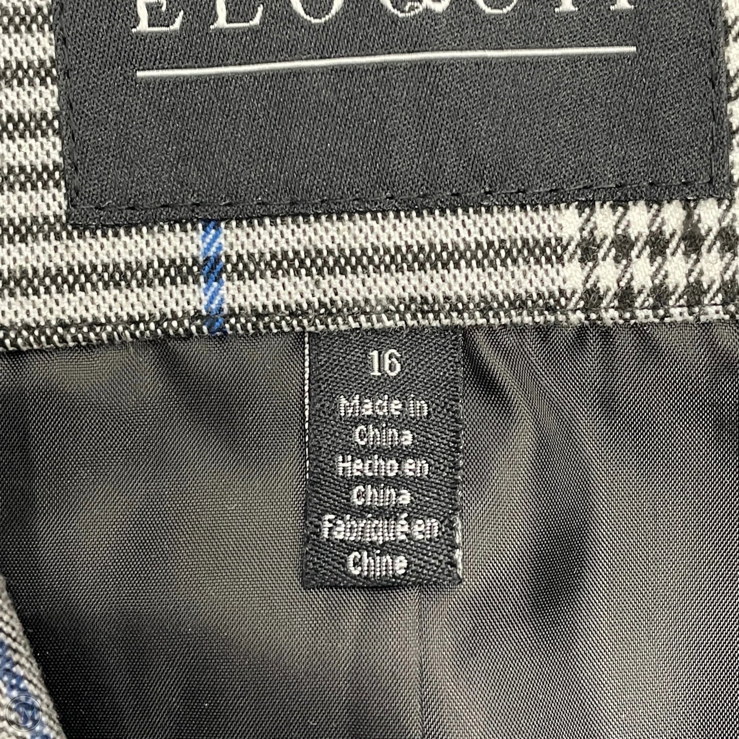 Blazer By Eloquii In Black & Blue, Size: 1x