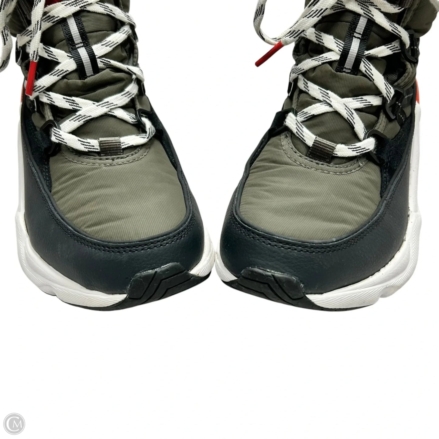 Shoes Sneakers By Sorel In Black & Green, Size: 9.5
