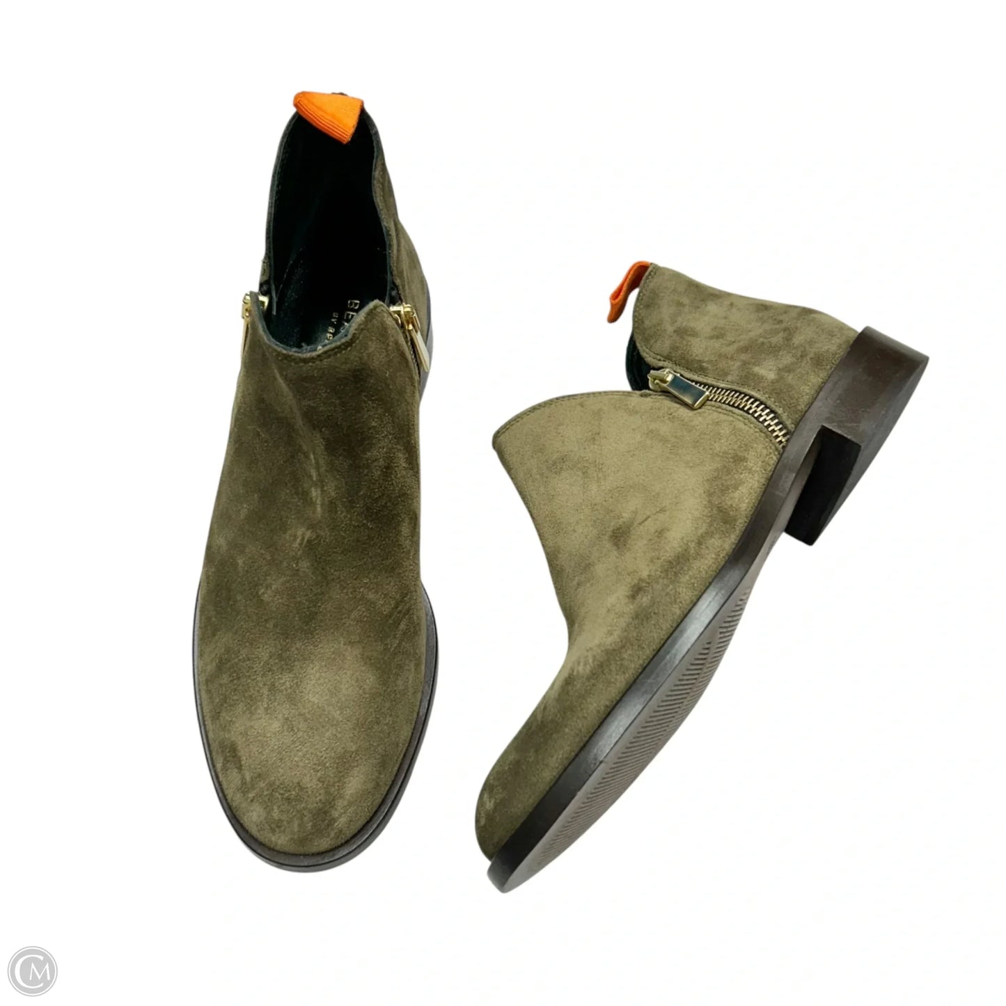 Boots Ankle Flats By Beautiisoles Robyn Shreiber In Green, Size: 6.5
