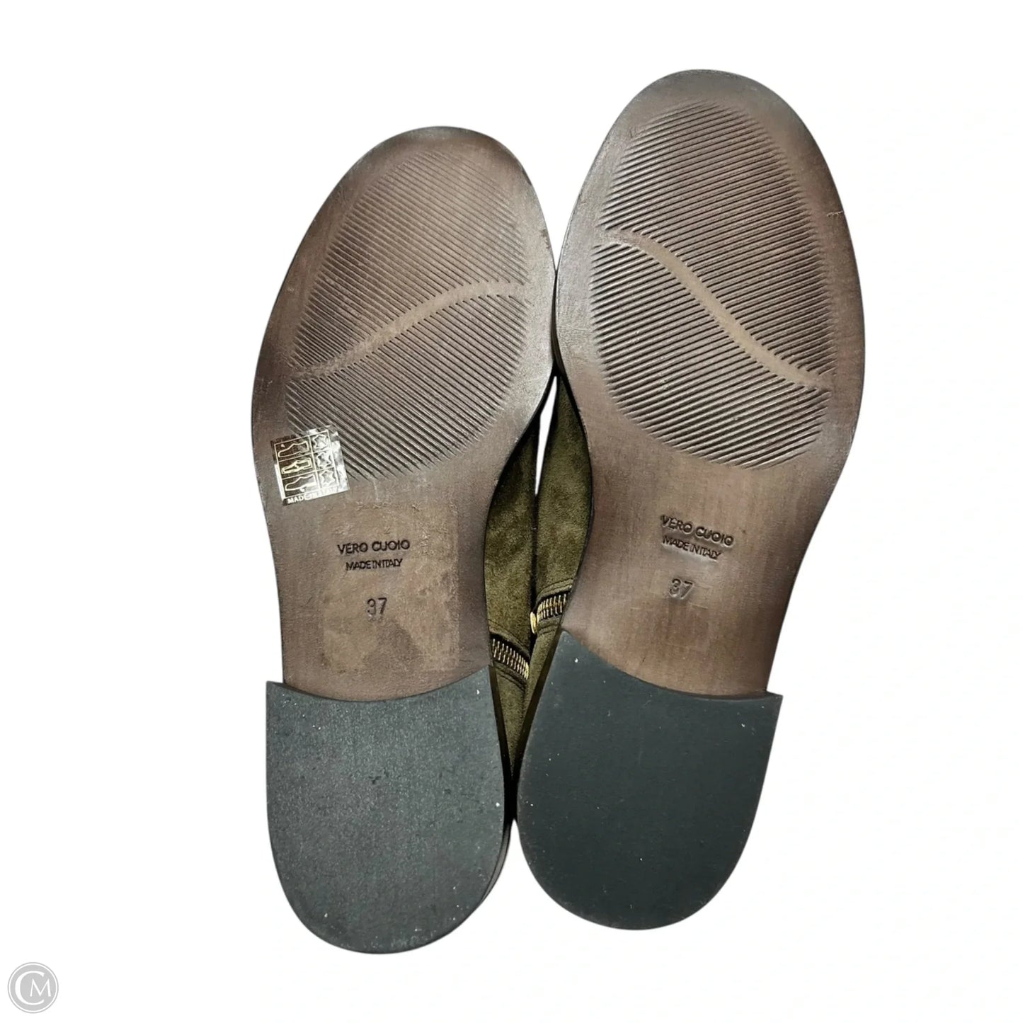 Boots Ankle Flats By Beautiisoles Robyn Shreiber In Green, Size: 6.5