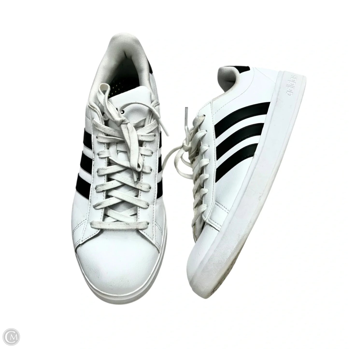 Shoes Sneakers By Adidas In Black & White, Size: 10