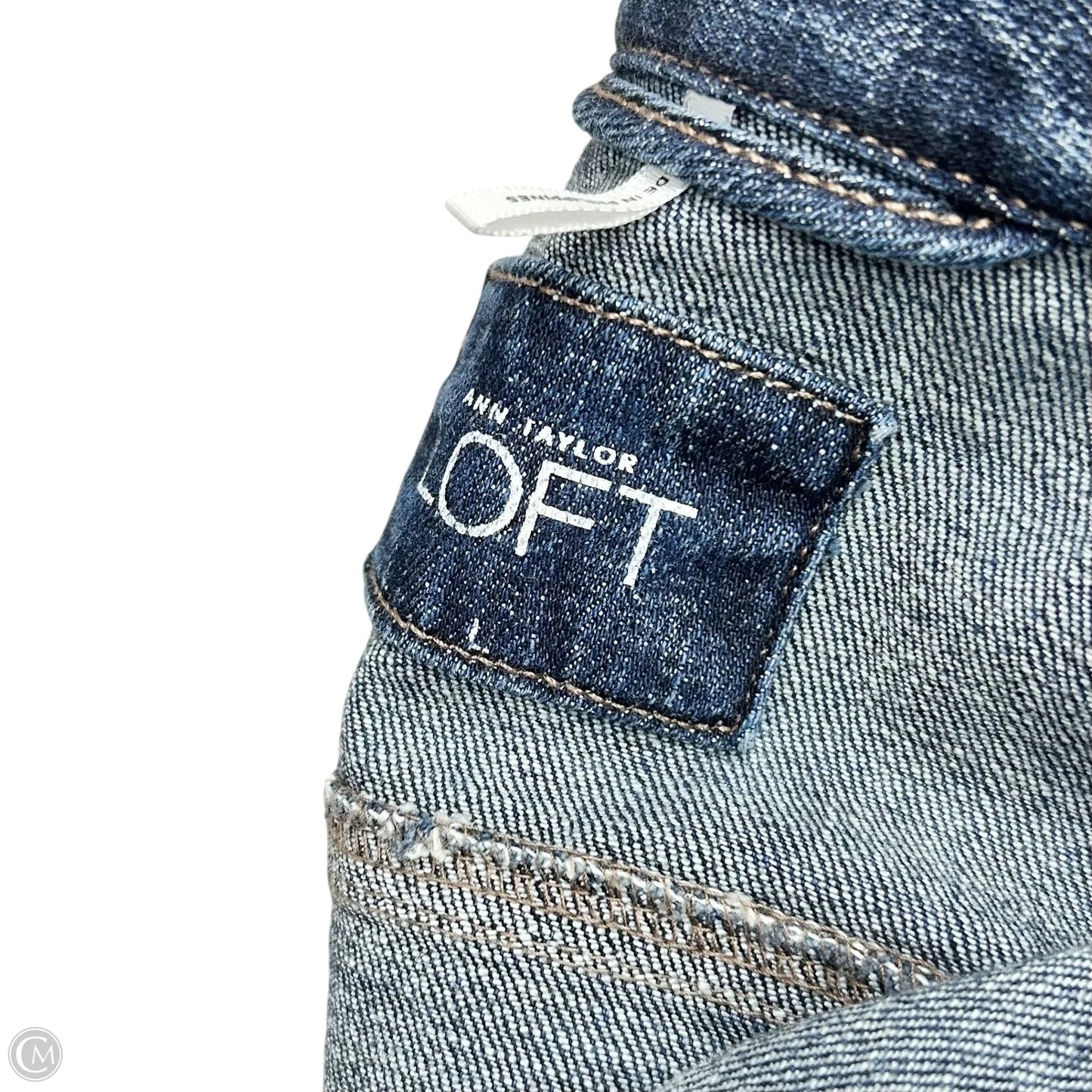 Jacket Denim By Loft In Blue Denim, Size: L
