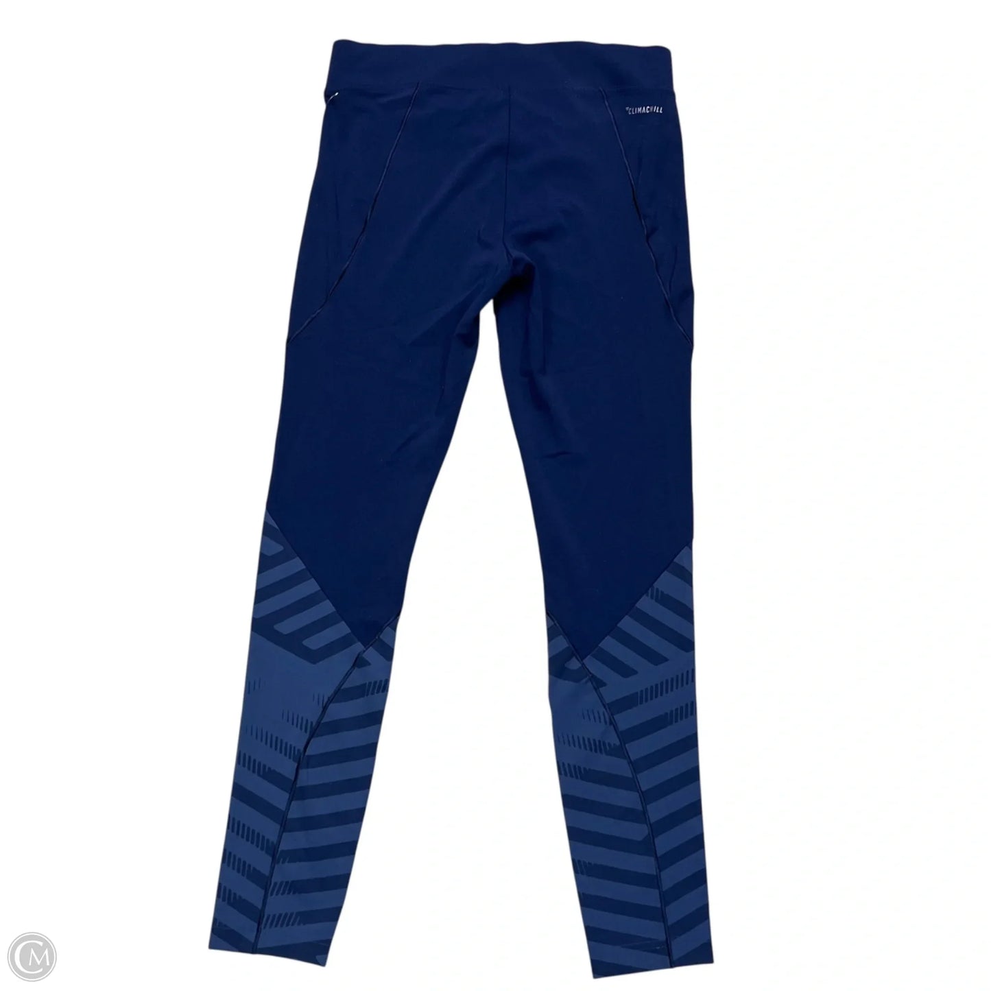 Athletic Leggings By Adidas In Navy, Size: M