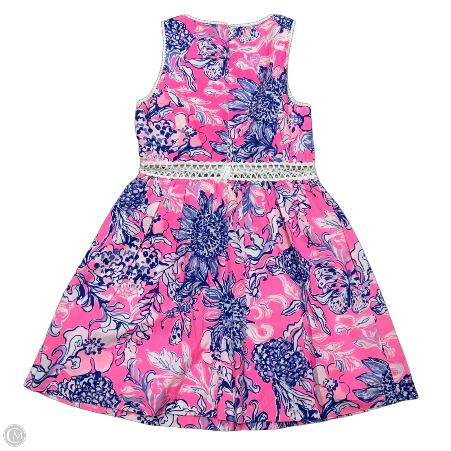 Dress Designer By Lilly Pulitzer In Blue & Pink, Size: S