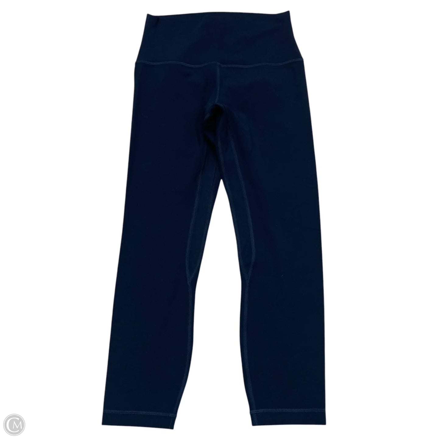 Athletic Leggings Capris By Lululemon In Navy, Size: S