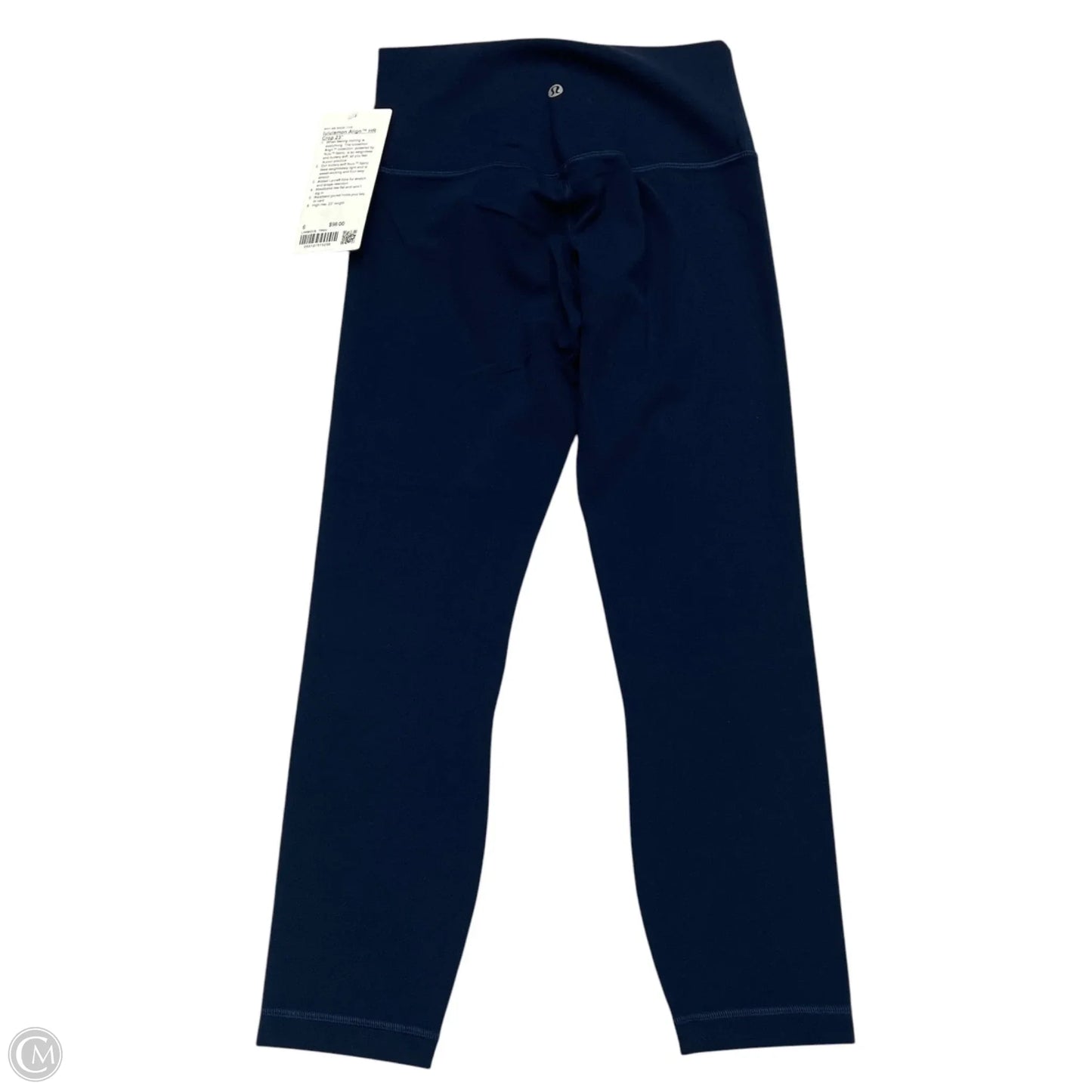 Athletic Leggings Capris By Lululemon In Navy, Size: S