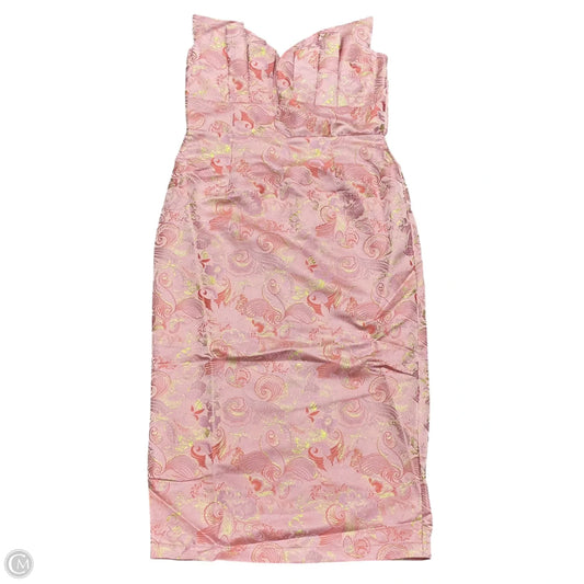 Dress Party Midi By Vici In Pink, Size: L