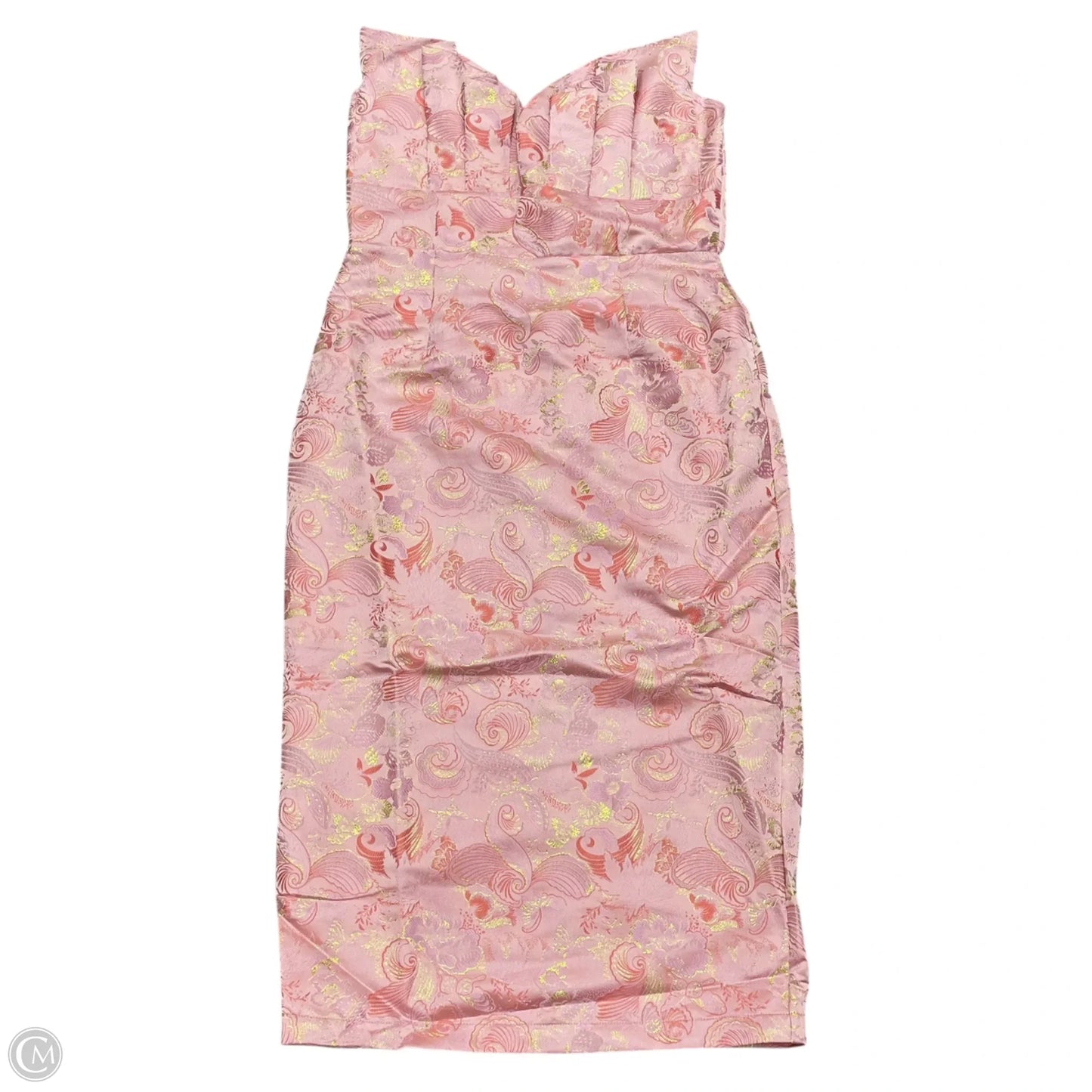 Dress Party Midi By Vici In Pink, Size: L