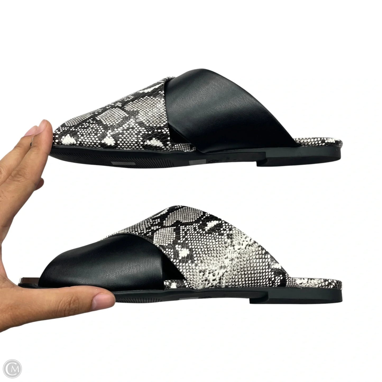 Sandals Flats By Katy Perry In Snakeskin Print, Size: 9