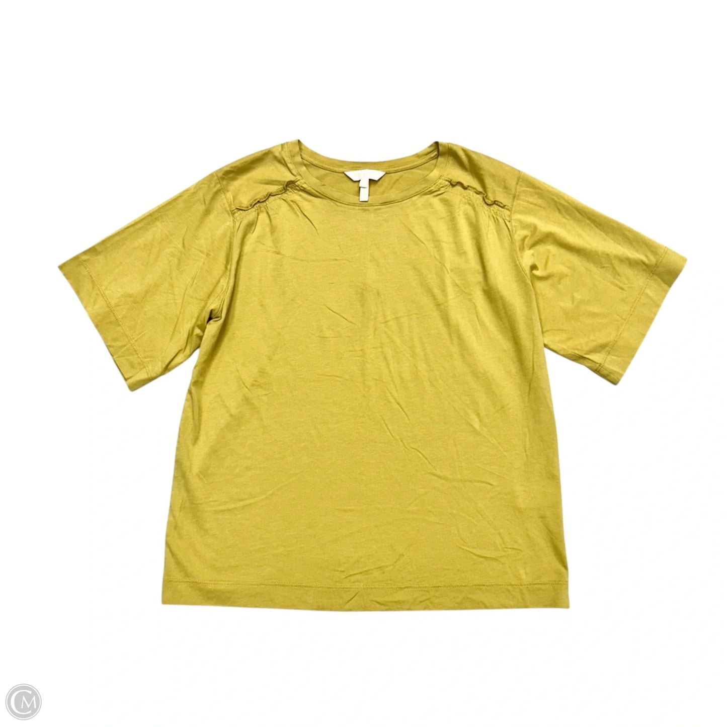 Top Short Sleeve By Rebecca Taylor In Yellow, Size: Xs