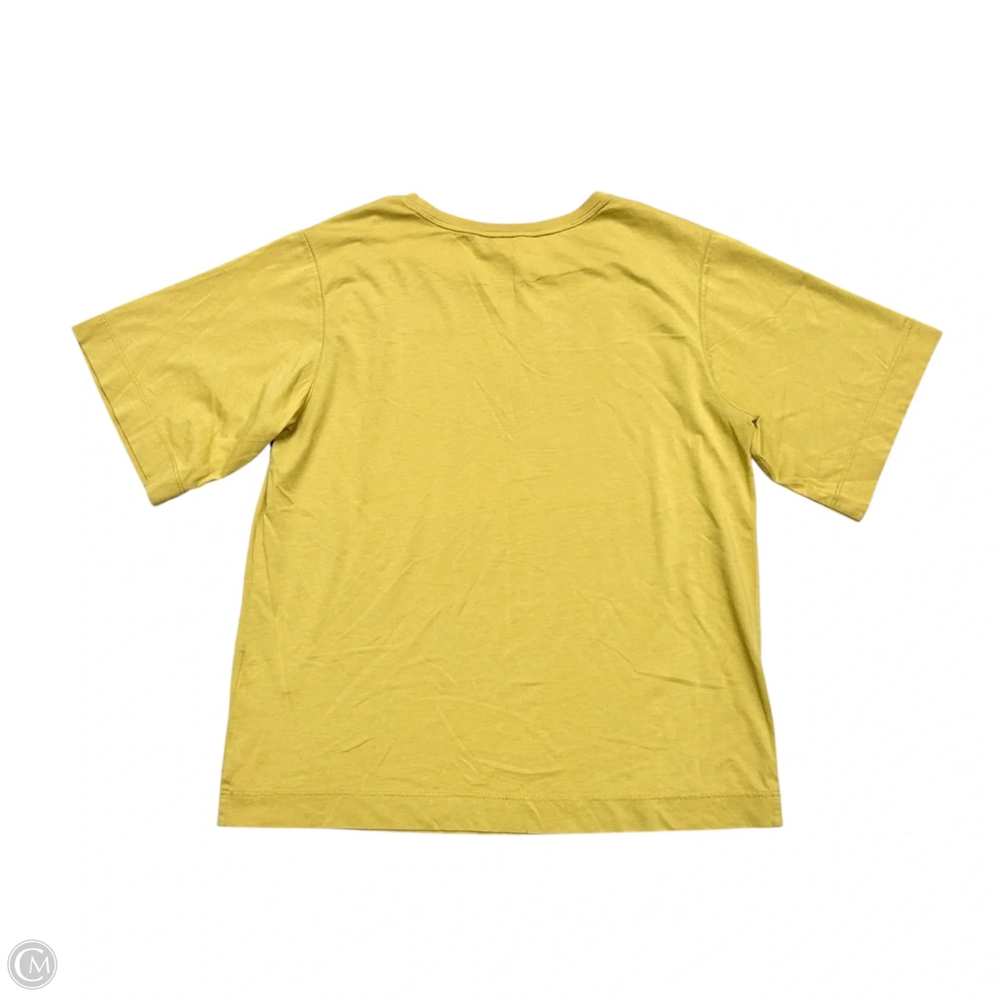Top Short Sleeve By Rebecca Taylor In Yellow, Size: Xs