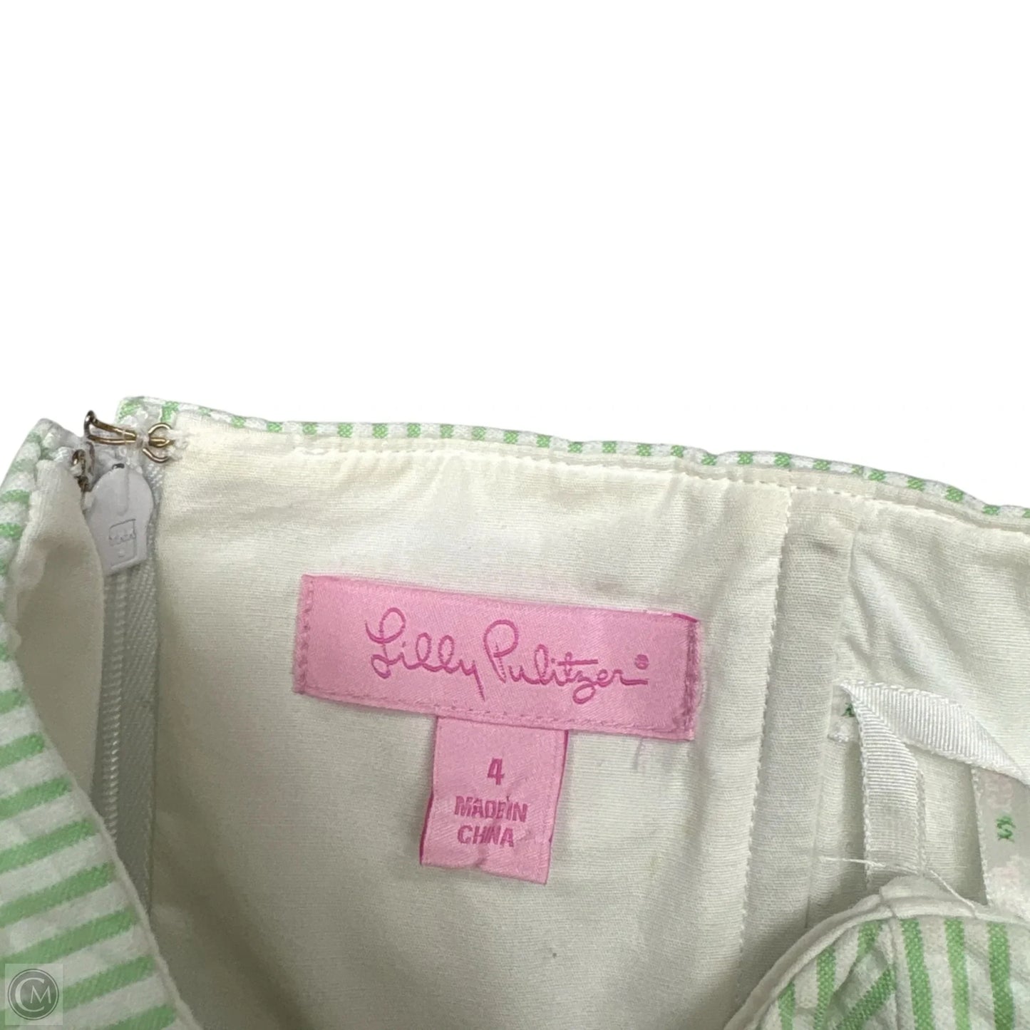 Dress Designer By Lilly Pulitzer In Green & Pink, Size: S