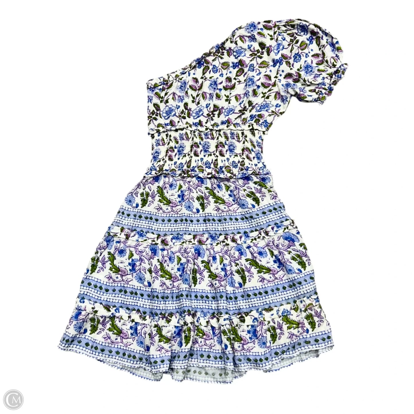 Dress Casual Short By Playa Lucila In Purple & White, Size: Xs