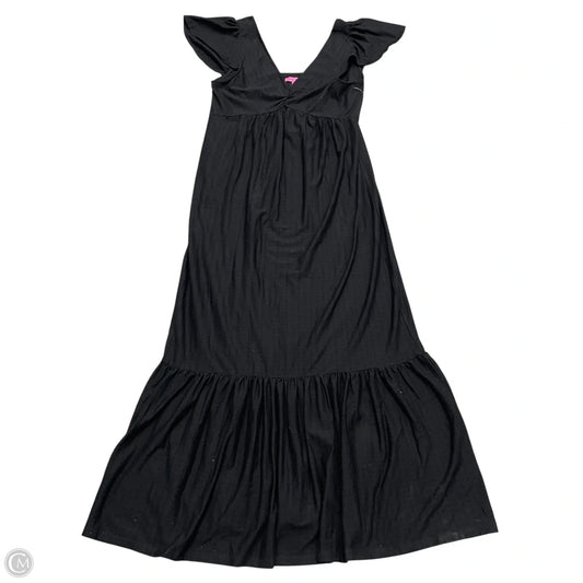 Dress Casual Maxi By Betsey Johnson In Black, Size: Xl