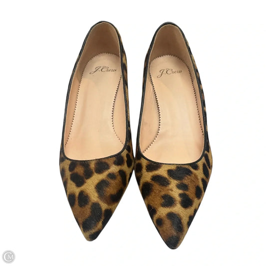 Shoes Heels Block By J. Crew In Animal Print, Size: 5