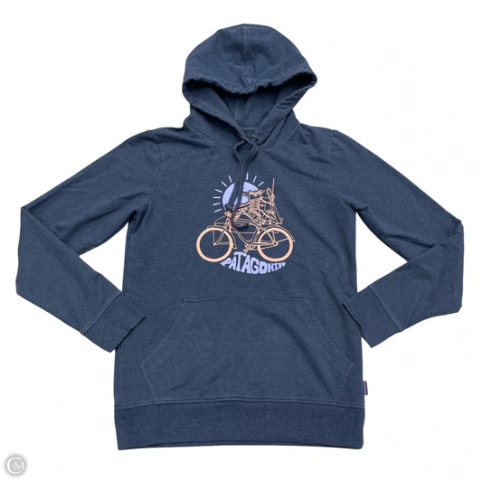 Sweatshirt Hoodie By Patagonia In Navy, Size: S