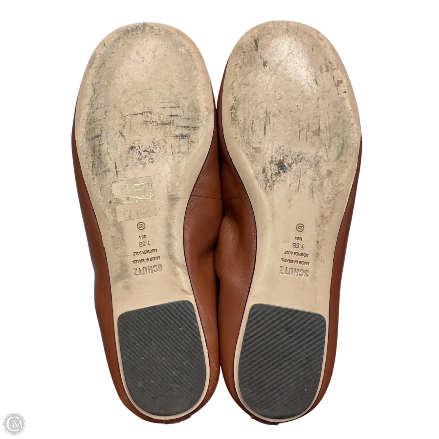 Shoes Flats By Schutz In Brown, Size: 7.5