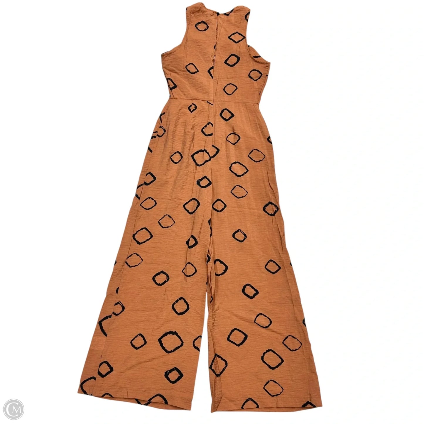 Jumpsuit By Eva Franco In Black & Orange, Size: Xs