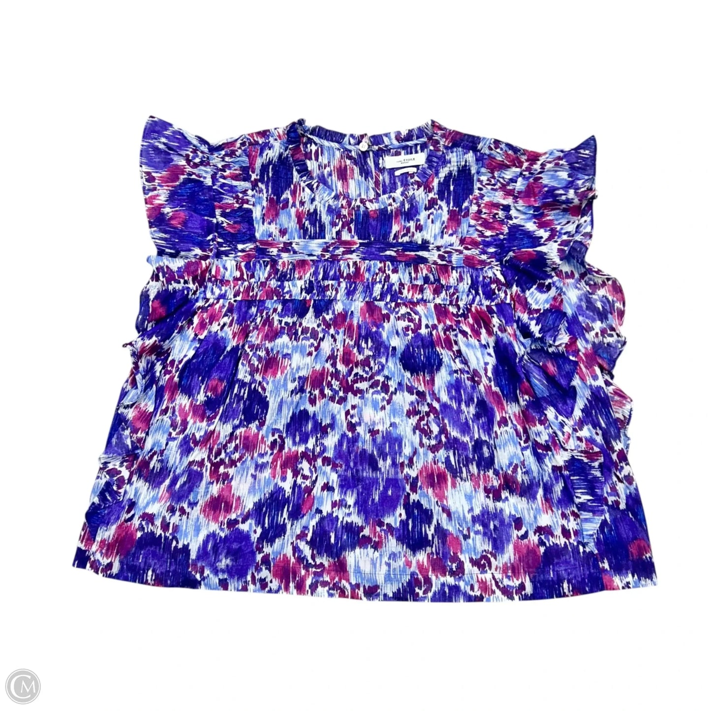 Top Short Sleeve Designer By Isabel Marant In Purple, Size: S