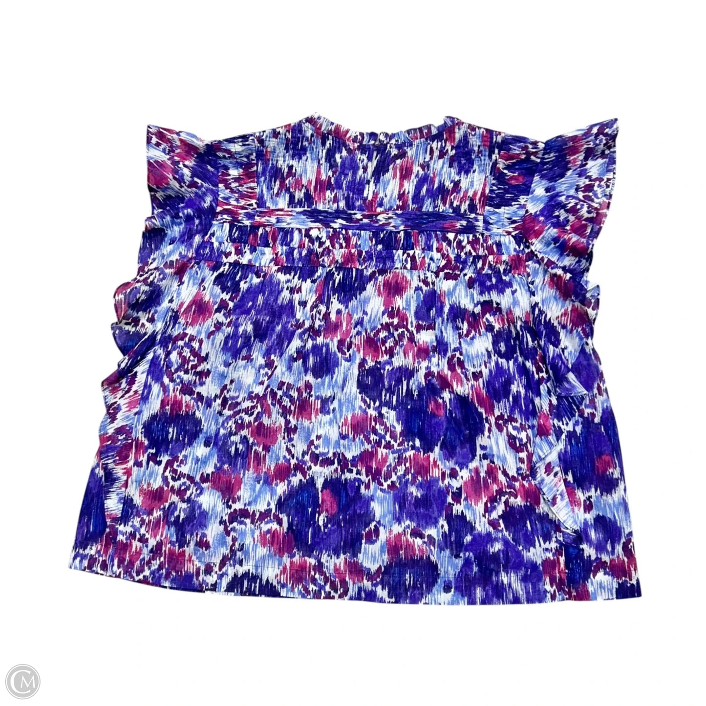 Top Short Sleeve Designer By Isabel Marant In Purple, Size: S