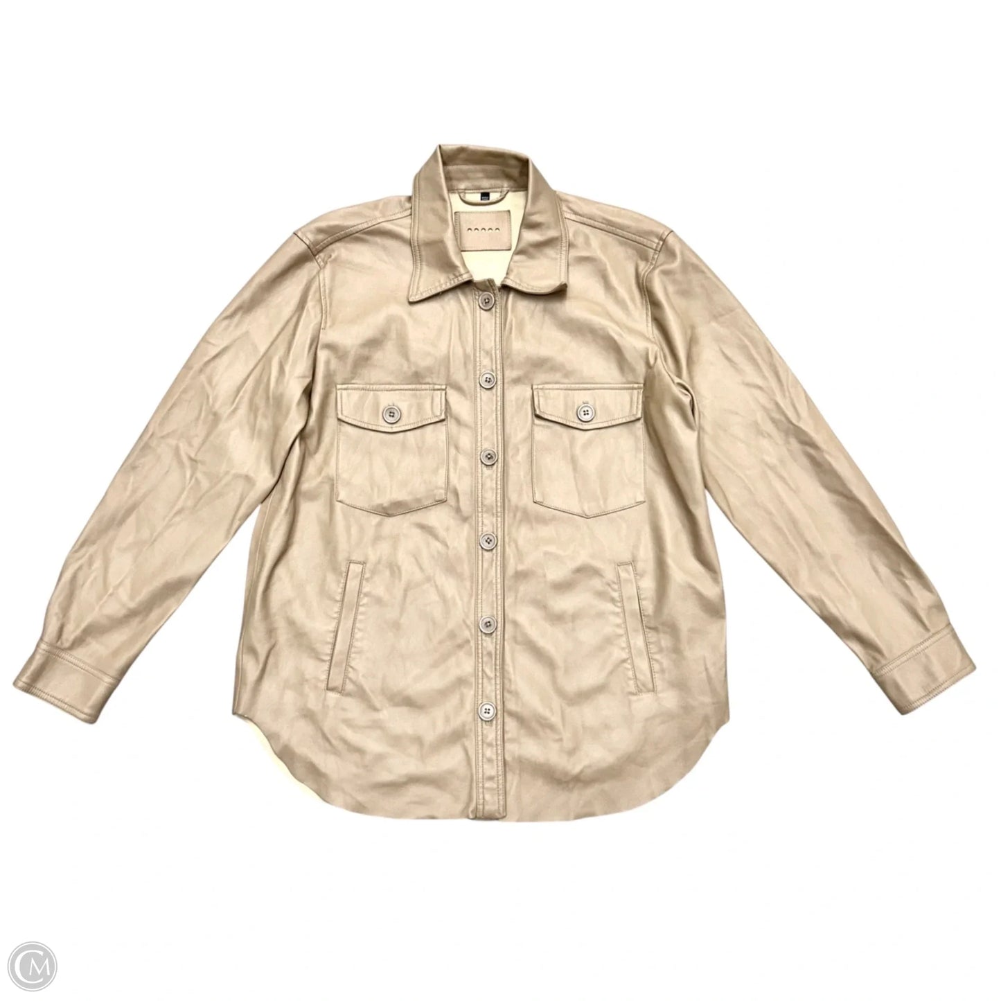 Jacket Shirt By Blanknyc In Cream, Size: M