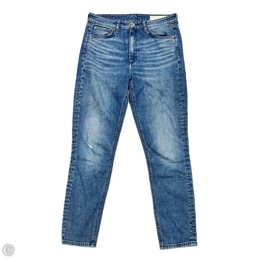 Jeans Skinny By Rag & Bones Jeans In Blue Denim, Size: 4